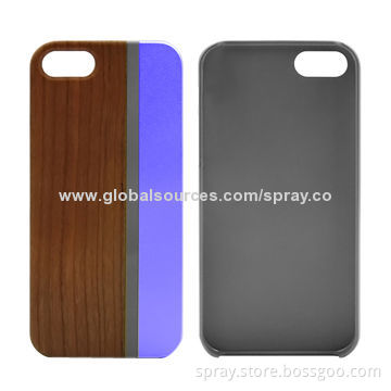 Hand-made Hard Protective Wooden and Aluminum Case for iPhone 5/5S